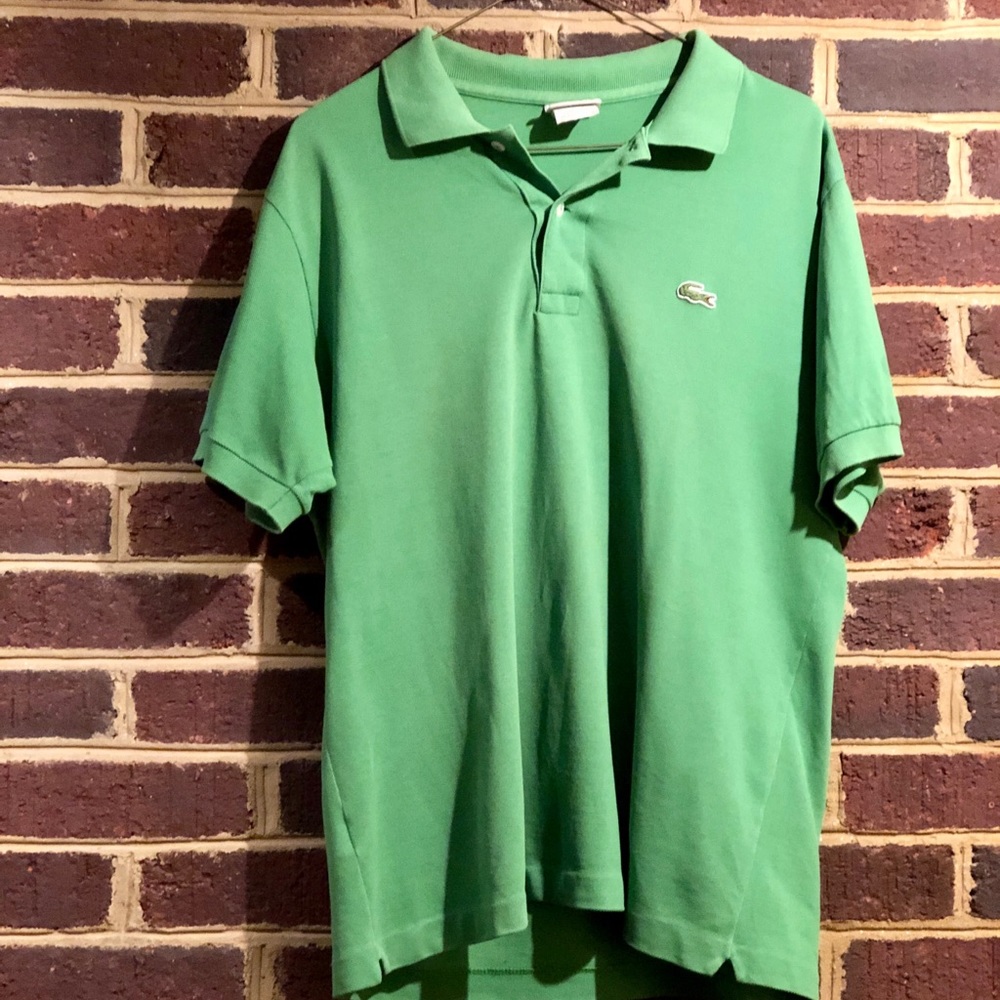🐊 Lacoste polo shirt size 4 in green ☘️